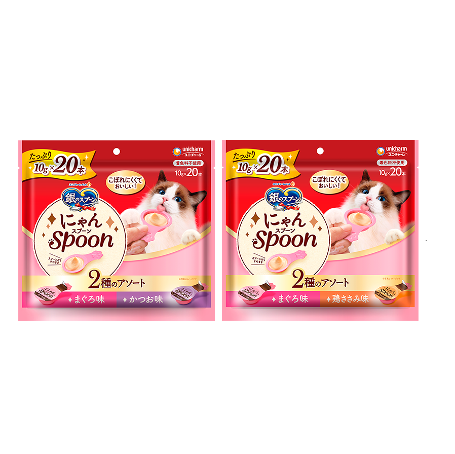 UNICHARM 三星銀匙 Spoon 2味肉醬 10gx20包