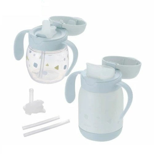 Richell T.L.I 不鏽鋼水杯套裝 (幾何圖案)