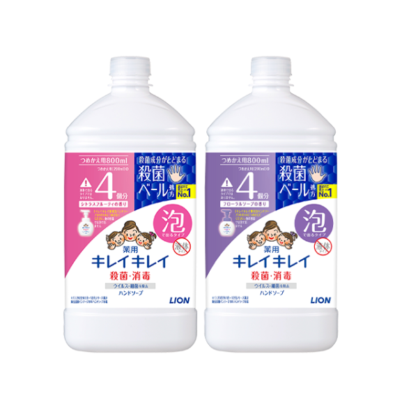 LION獅王 泡泡殺菌消毒洗手液 補充裝800ml