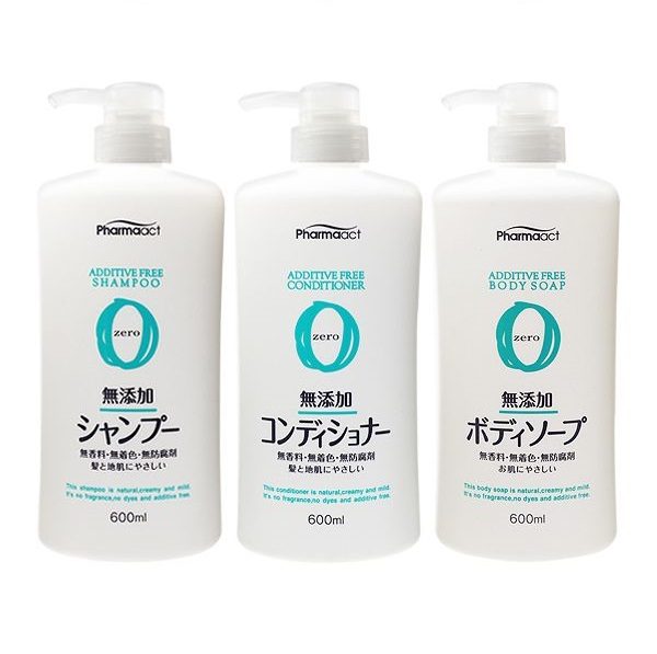 KUMANO PHARMAACT 熊野油脂無添加系列 600ml