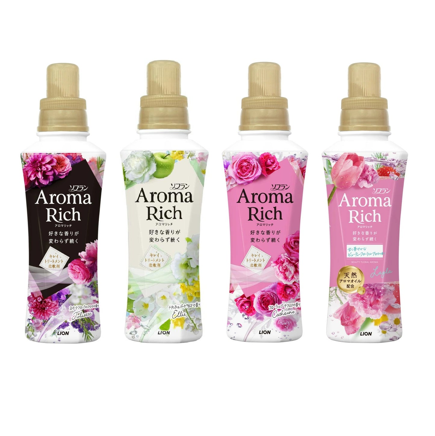 獅王LION Aroma Rich 香氛柔順劑480ml