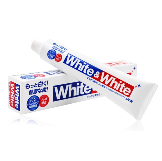 獅王Lion White&White特效酵素美白牙膏150g