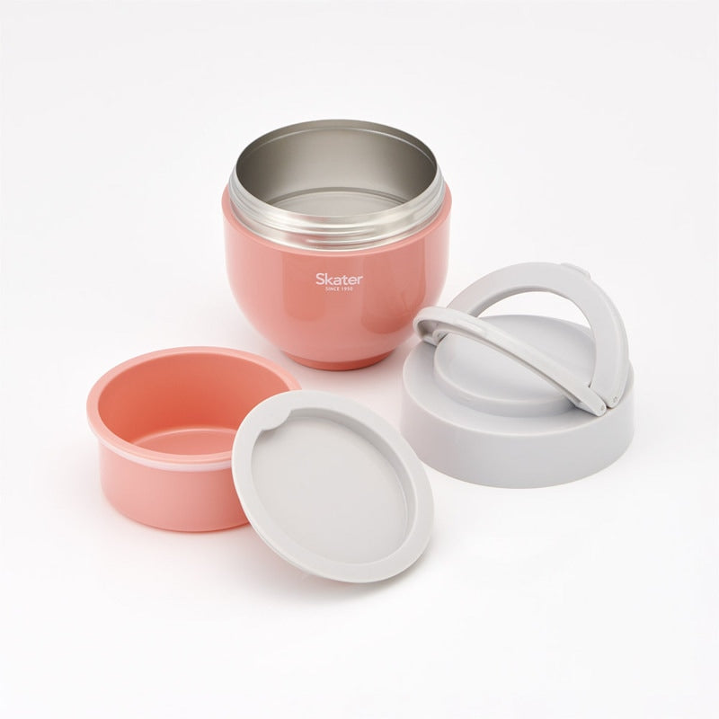 SKATER 折疊手柄保溫飯壺540ml (Pink)