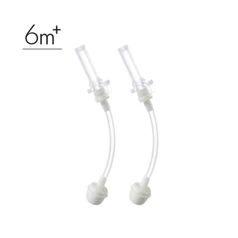 SIMBA小獅王辛巴 蘊蜜寬口防漏滑蓋吸管組2入