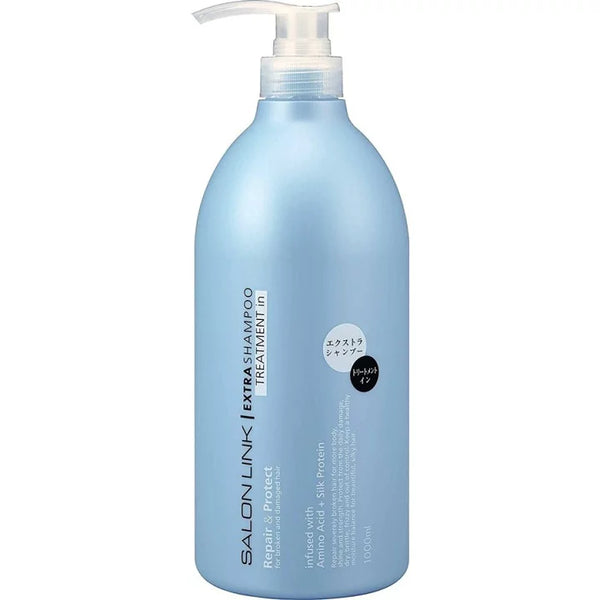 KUMANO 熊野油脂SALON LINK沙龍級別二合一無矽洗髮乳 1000ml