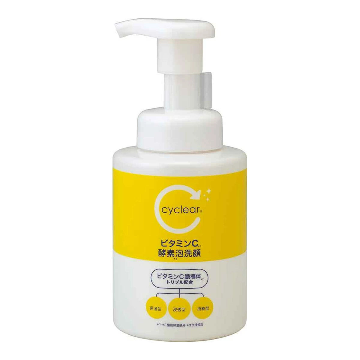 KUMANO熊野 Cyclear  維生素C酵素美白收毛孔泡沫潔面 300g