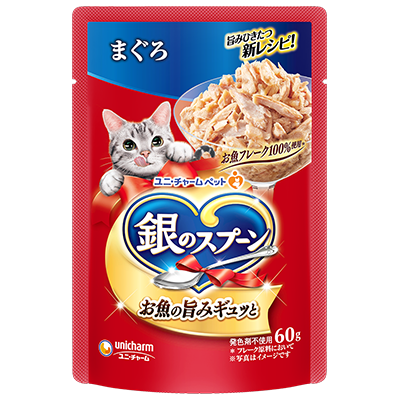 Unicharm 銀匙貓濕糧包60g ( 吞拿魚 )