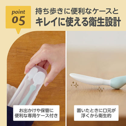 EDISON 嬰幼兒餐具套裝連盒 5個月起適用