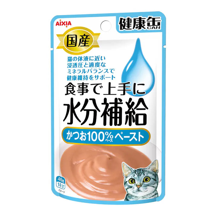 Aixia 水份補給系列貓濕糧40g (泥狀- 鰹魚)