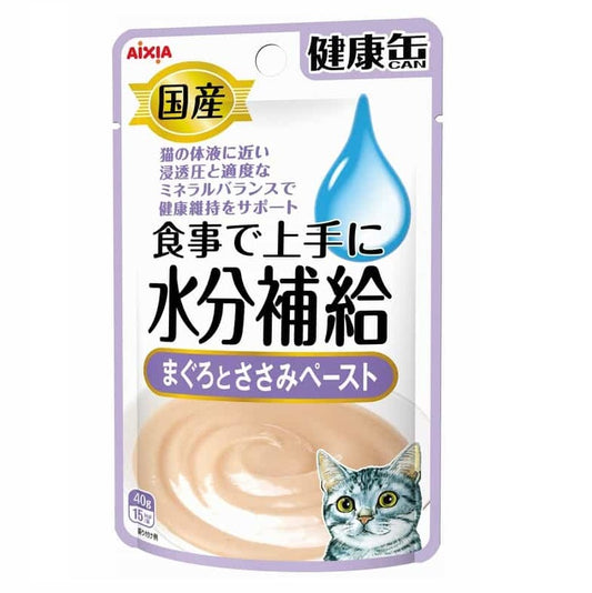 Aixia 水份補給系列貓濕糧40g  (泥狀- 吞拿魚 + 雞肉醬)