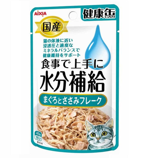 Aixia 水份補給系貓濕糧40g (片狀 - 吞拿魚 + 雞肉)