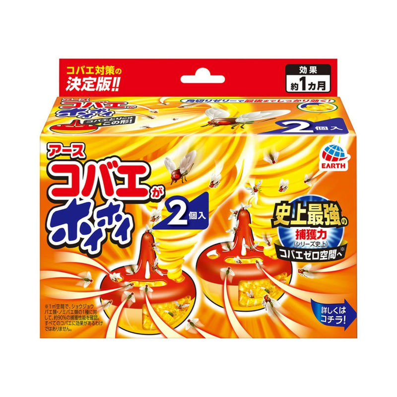 EARTH CHEMICAL地球製藥 黏果蠅誘補器2個裝