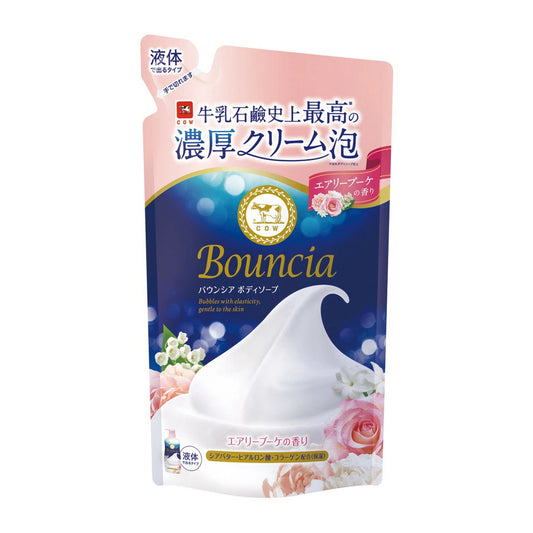 COW 牛乳石鹼 牛乳泡泡保濕沐浴露 (馥郁花香) 補充裝 360ml (粉)