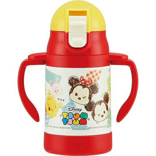 SKATER 不鏽鋼保溫保冷吸管練習杯240ml (Disney TSUM TSUM)