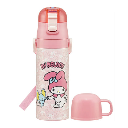 SKATER 超輕量2WAY不鏽鋼直飲保溫杯430-470ml (Melody)