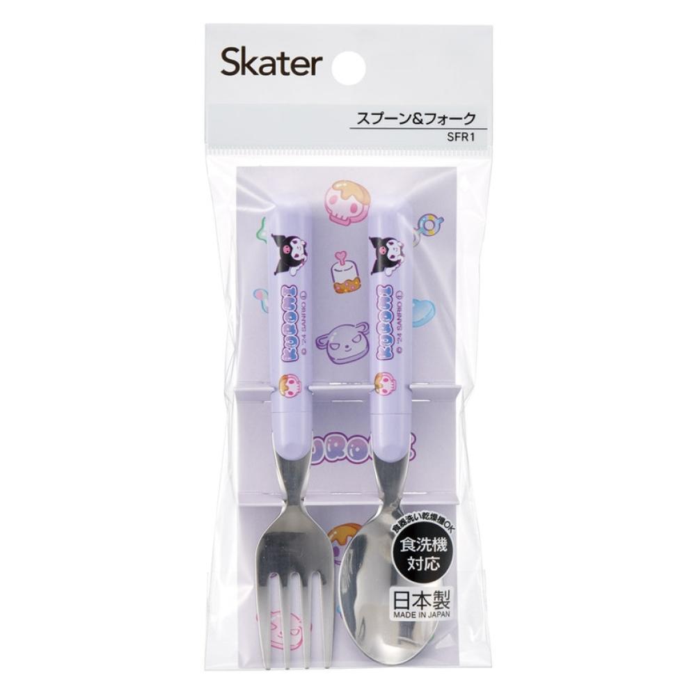 SKATER 兒童叉羹套裝 (KUROMI)