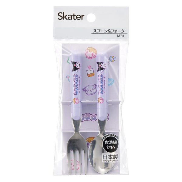 SKATER 兒童叉羹套裝 (KUROMI)