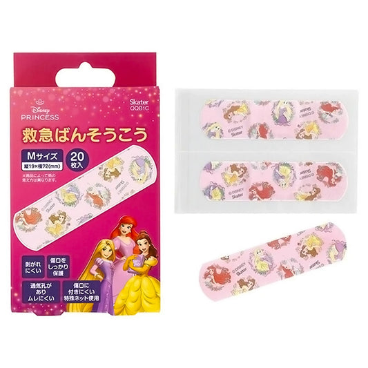 SKATER 藥水膠布 20片 (迪士尼公主)
