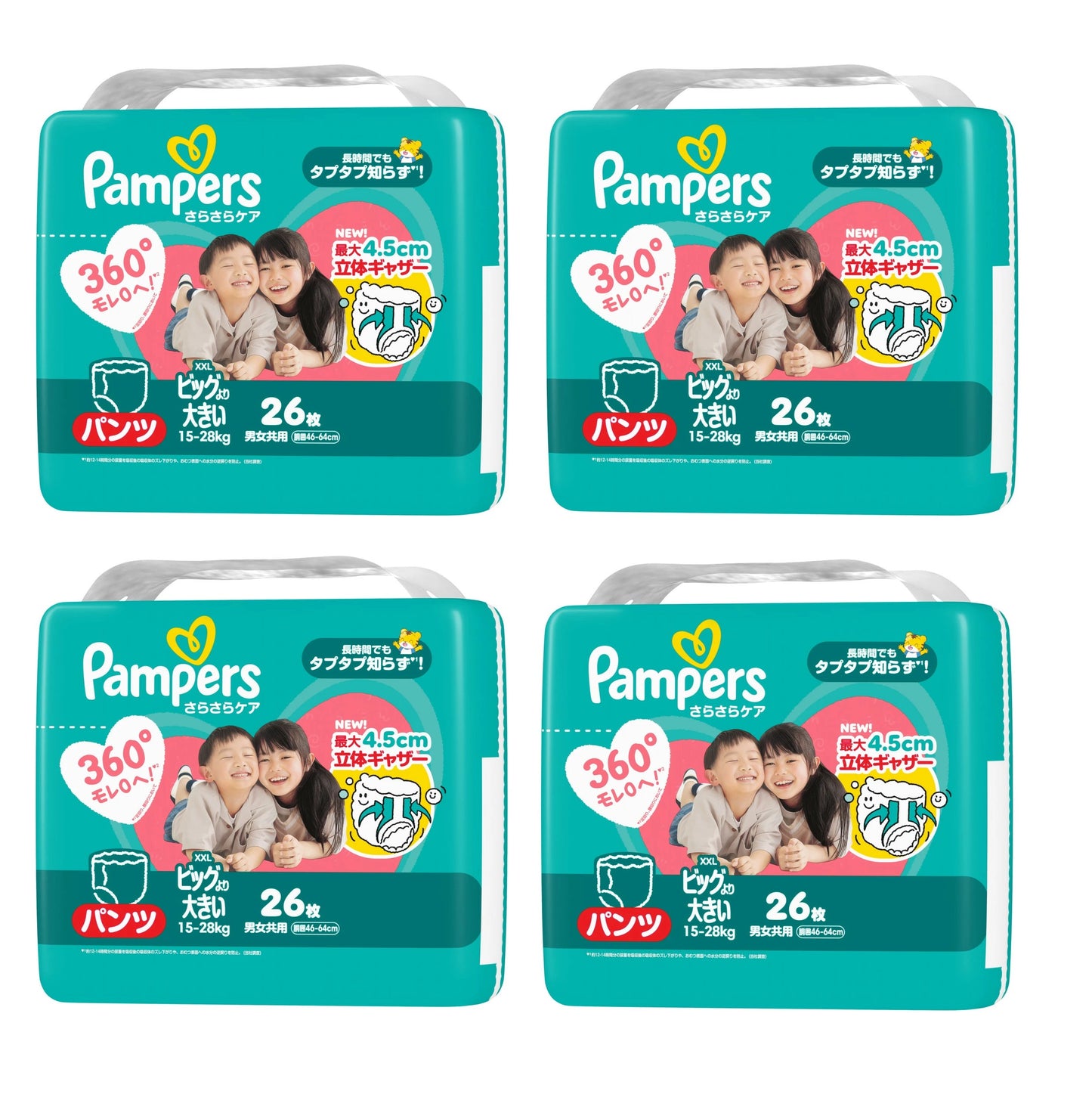 [原箱4包] PAMPERS幫寶適 清爽拉拉褲 加加大碼26片