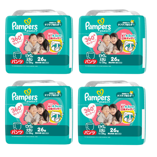 [原箱4包] PAMPERS幫寶適 清爽拉拉褲 加加大碼26片