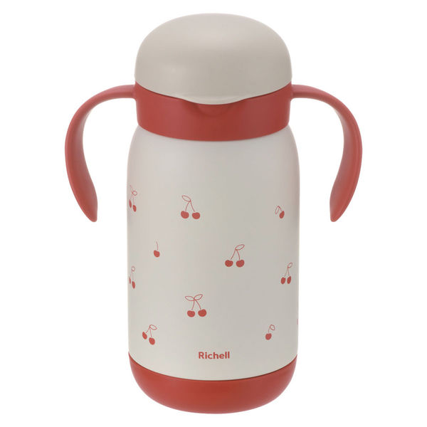 RICHELL T.L.I 吸管不鏽鋼杯450ml (櫻桃)