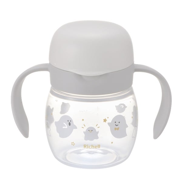 Richell Try 8個月起飲水杯200ml (可愛幽靈)