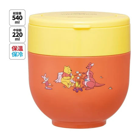 SKATER 折疊手柄保溫飯壺540ml (Winnie The Pooh)