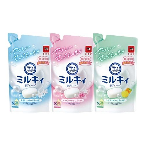 COW牛乳石鹼 滋潤保濕沐浴露 補充裝360ml