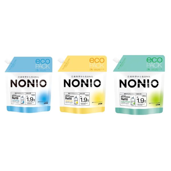 獅王LION NONIO無酒精漱口水補充裝950ml