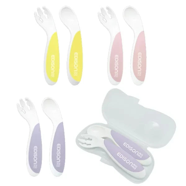 EDISON 幼兒叉匙套裝連盒 9個月起適用