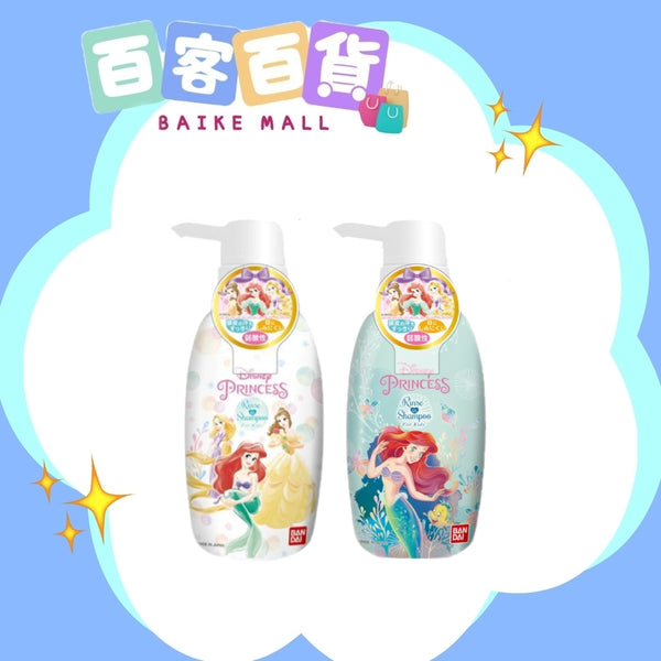 BANDAI 二合一洗髪護髪露 300ml (迪士尼公主 – 花香味) (款式隨機)