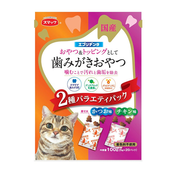 Smack 潔齒除菌零食20g x5 (鰹魚+雞肉味)