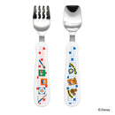 EDISON 迪士尼不銹鋼防滑手感叉匙套裝 1.5歲適用 (MICKEY)