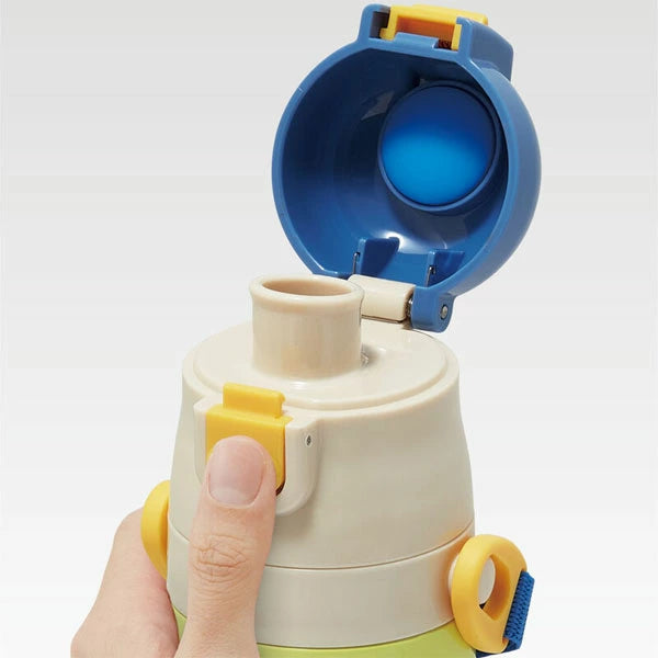 SKATER 超輕量2WAY不鏽鋼直飲保溫杯430-470ml (Dinosaur)