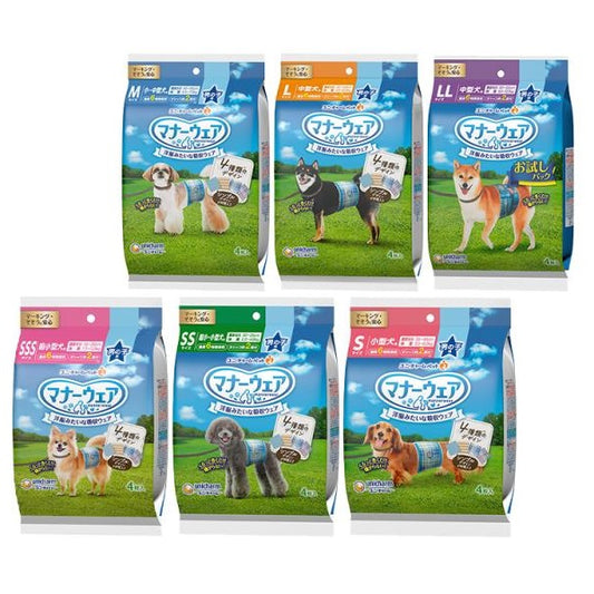 Unicharm Manner紙尿褲(男犬用) 4片入