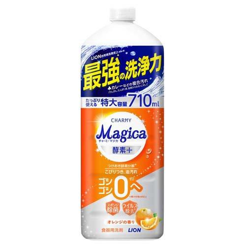 LION 獅王Charmy Magica香橙酵素除菌濃縮去油污洗潔精 710ml (橙味)