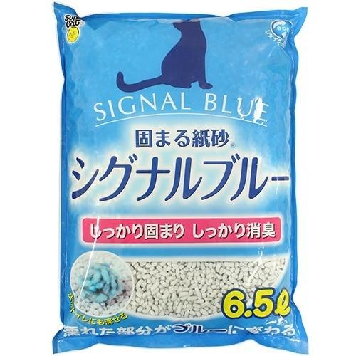 Super Cat「Signal Blue」環保凝結紙砂6.5L