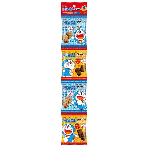 Hokka 多啦A夢朱古力及牛奶曲奇15gx4