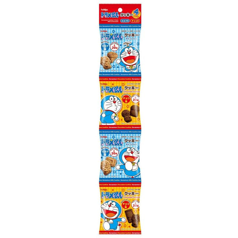 Hokka 多啦A夢朱古力及牛奶曲奇15gx4